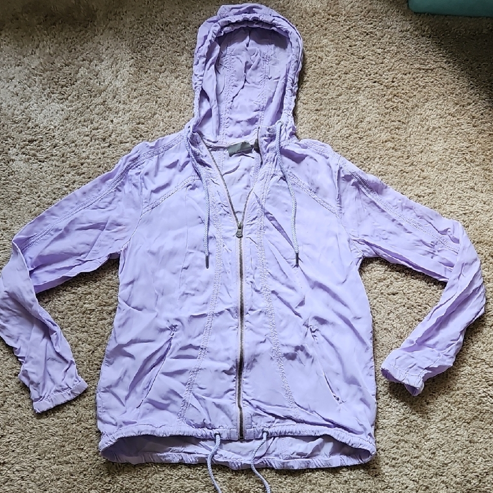 Athleta Light Purple Utility Jacket Lightweight Hooded, Size XS